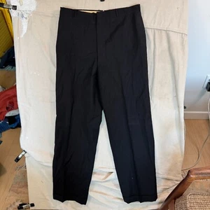 Pantalones De Colección Para Hombres 32x32 Traje Pantalones Antiguo Dinero Sucesión Años 50 Crooner Lana Rockabilly - Imagen 1 de 8
