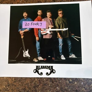 ¡Vintage! Foto de prensa ALABAMA 8 X 10 PROMO COLOR ¡GRAN TOMA! - Imagen 1 de 4