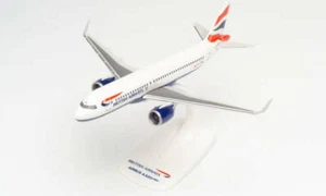 New! Herpa 612746 British Airways Airbus A320neo G-TTNA 1:200 scale model - Picture 1 of 1