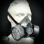 Silver Respirator Steampunk Gas Mask Mouth Masquerade Halloween Cosplay