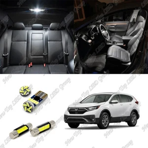 White Interior LED Lights Dome Map Package Kit for Honda CRV 2013-2020 2021 CR-V - Picture 1 of 11