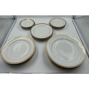 20 teiliges Set 24k Gold Haviland Limoges französisches Porzellan Geschirr - Bild 1 von 9