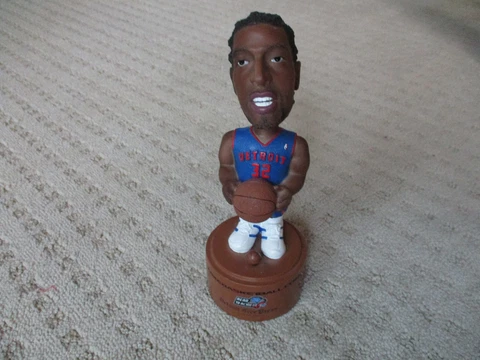 RICHARD HAMILTON Talking Bobblehead Detroit Pistons SGA 8" Tested Works * Cover