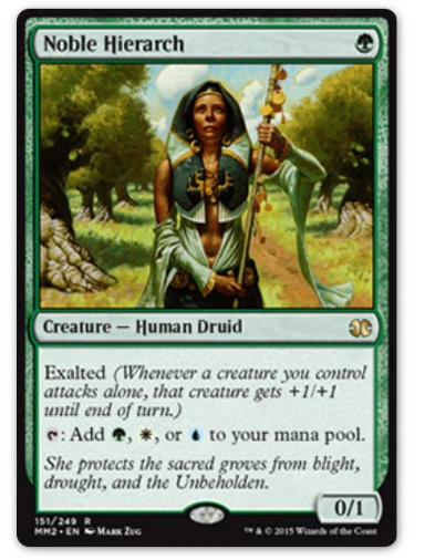 Noble Hierarch - NM - RARE - Modern Masters 2015 - MTG - Magic the Gathering - Image 1 of 1