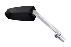 Specchio retrovisore moto universale lato destro F1.1 argento/nero M017DN - Foto 1 di 2