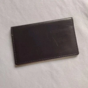 Charles Underwood Wallet On Hand Glazed Kid Leather Minimal Card iD Holder - Picture 1 of 6