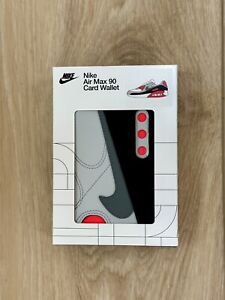 Nike Karten Geldbörse - Air Max 90 (2024) grau/weiß/infariert *KOSTENLOSER VERSAND*