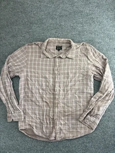 Brixton Bowery Flannel Shirt Men's XL Check Button Up Long Sleeve - Picture 1 of 6
