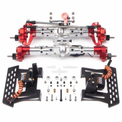 Metal Front/ Rear Portal Differential Axle with lock for 1/10 Axial SCX10 II RGT - Image 1 of 4