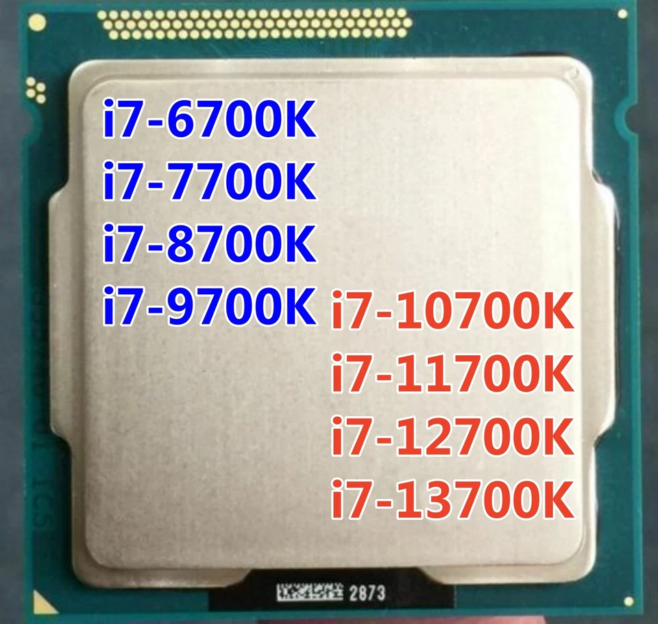 Intel i7-6700K i7-7700K i7-8700K i7-9700K i7-10700K i7-11700K i7-12700K CPU LOT - Image 1 of 1