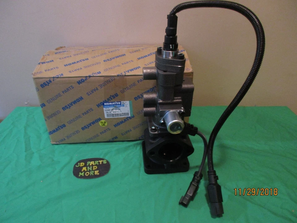 NEW GENUINE KOMATSU VALVE ASSEMBLY 6246-41-9100 (6246419100) - Image 1 of 4