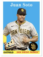 2023 JUAN SOTO TBT Throwback Thursday 1958 Topps Baseball Set 2 PADRES