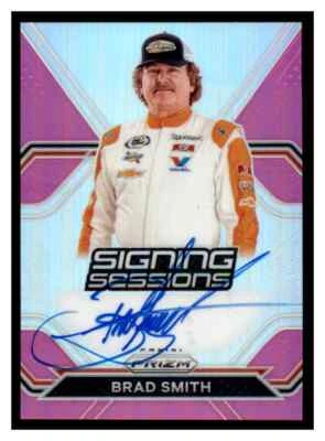 2021 Panini Prizm Signing Sessions Pink #5 Brad Smith Auto #44/50 (ref 138606)  - Image 1 of 2