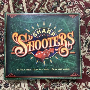 Vintage Sharp Shooters Würfelspiel von Milton Bradley komplett 1994 gebraucht super - Bild 1 von 4