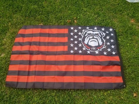 Georgia Bulldogs Flag 3x5' University Of Georgia Yard Garden House Banner BULLDO Cover