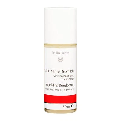 Desodorante Dr. Hauschka Sage Mint 50 ml aroma astringente antimicrobiano fresco #17002 Foto 1 de 3