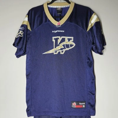 Vintage CFL Reebok Football Mesh Jersey Size XL Youth Athleisure Blank - Image 1 of 4