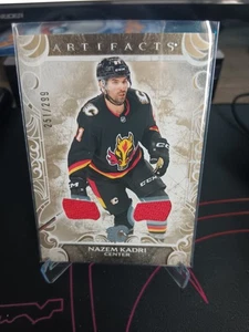 2024-25 UPPER DECK ARTIFACTS NAZEM KADRI GOLD GAME USED MATERIALS #99 /299 - Picture 1 of 2