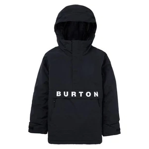 Burton Frostner 2L Anorak Jacket 2025 Kids in True Black - Size - - Picture 1 of 7