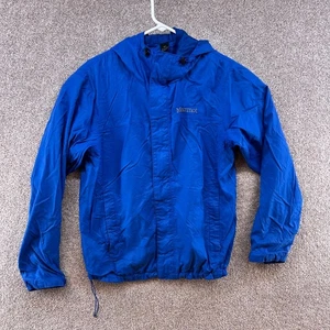 Marmot Men's Rain Jacket Size Small Blue Full Zip Long Sleeve - Picture 1 of 10