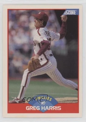 1989 Score Greg Harris #476 - Image 1 of 2