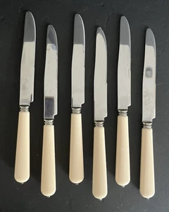 Set 6 coltelli da tavola Le Comptoir de Famille Bistro in acciaio inox avorio - Foto 1 di 2