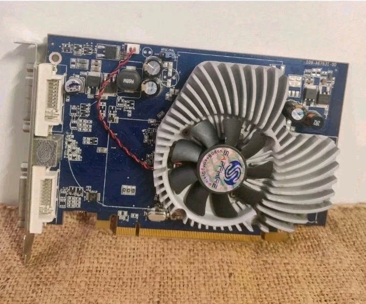 ATI Sapphire X1650 Pro DDR2 512 MB Scheda Video PCI-E DUAL DVI-I/TVO ✅Retrò Game - Immagine 1 di 3