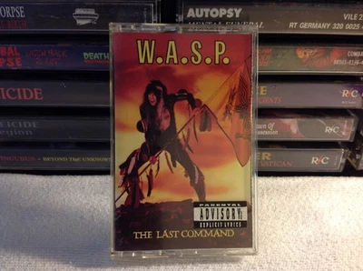 WASP THE LAST COMMAND HEAVY METAL CASSETTE '85 CAPITOL OG XDR WILD CHILD OOP EX - Image 1 of 4