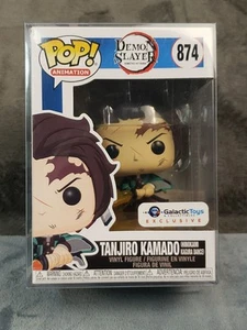 Funko POP Tanjiro Kamado #873 Figura Vinilo Cazador de Demonios Juguetes Galácticos Exclusivo - Imagen 1 de 7