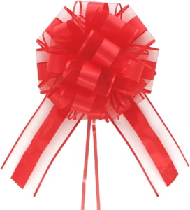 5Pcs 7 Inches Large Pull Bows, Bows for Gift Wrapping Gift Decorations, Annivers - Picture 1 of 7