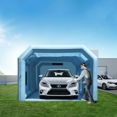 VEVOR Cabine de Peinture Gonflable Tente Peinture 7x4x2,75 m avec 2 Souffleurs - Imagen 1 de 4