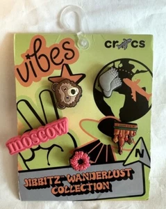 Crocs Jibbitz Moscow Wanderlust Collection 5 Pack Shoe Charms - Picture 1 of 1