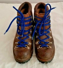Vtg Vasque Brown Leather Hiking Boots Women's Us 9 A Narrow