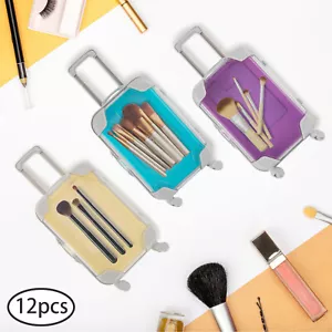 12x Valigia trolley simulazione mini valigia scatola caramelle trucco pennello custodia - Foto 1 di 24
