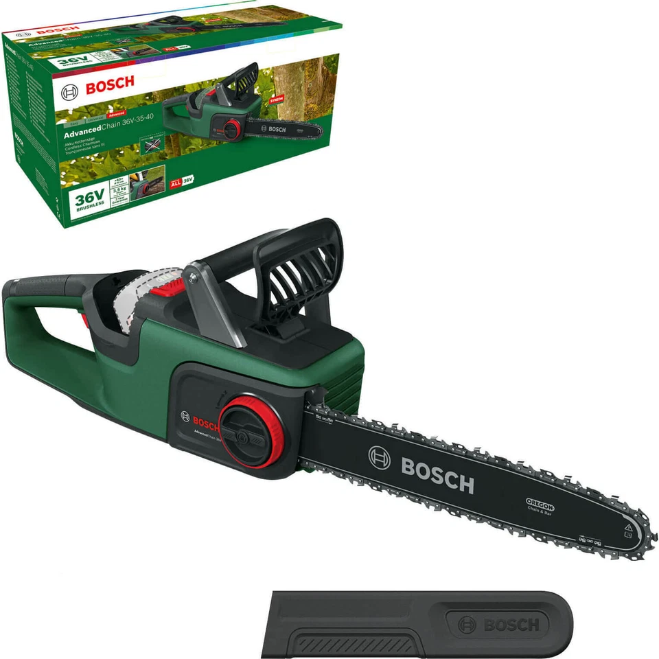 Bosch ADVANCEDCHAIN 36V-35 36v Cordless Chainsaw 350mm No Batteries - Image 1 of 1