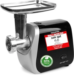 Fleischwolf Emerio MG-130207 600 Watt mit Keksaufsatz Rücklauffunktion - Bild 1 von 7