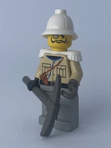 Lego Baron Von Barron Minifigure (adv039) - Pith Helmet and White Epaulettes - Picture 1 of 1