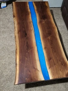 Epoxy River Table - Picture 1 of 4