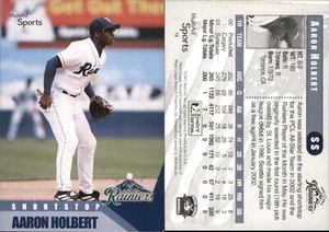 Aaron Holbert 2002 MultiAd Tacoma Rainiers #13 RC Card FREE SHIP Tacoma Rainiers - Picture 1 of 1