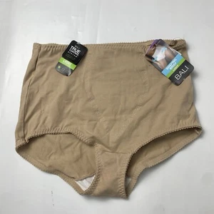 Bali Women's True Light Control Shaping Brief Beige Stretch Size XXL NWT - Picture 1 of 11