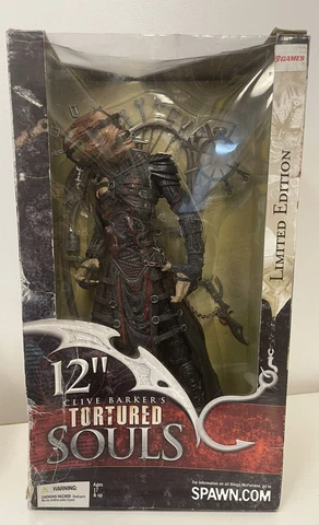 McFarlane Toys Clive Barker's Tortured Souls Scythe Meister 12 Inch Figure NIB Cover