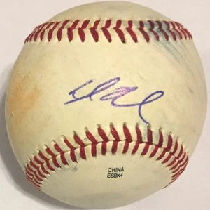 AJ REED SIGNIERT RAWLINGS GEBRAUCHTES SPIEL OMILB BASEBALL HOUSTON ASTROS - Bild 1 von 2