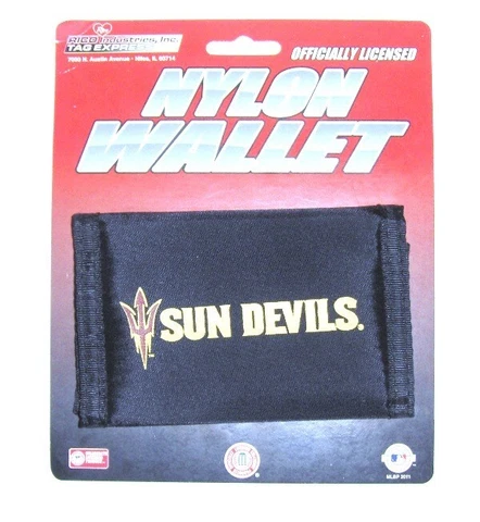 NCAA  Rico Industries Nylon Trifold Wallet Arizona State Cover