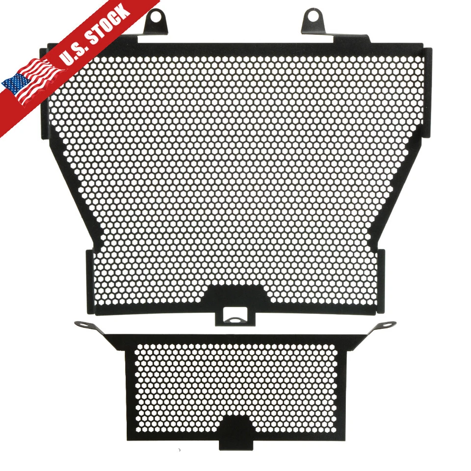 Cubierta protectora de radiador parrilla enfriador de aceite para BMW S1000RR 10-18 S1000RR HP4 13-16 Foto 1 de 4