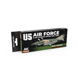 AK Interactive Real Colors US Air Force & ANG Aircraft Colors (Set of 8) - Picture 1 of 2