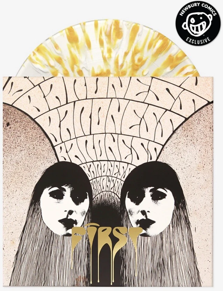 Baroness First & Second Limited 1/300 Clear w Gold & White Splatter Vinyl LP New - Image 1 of 4