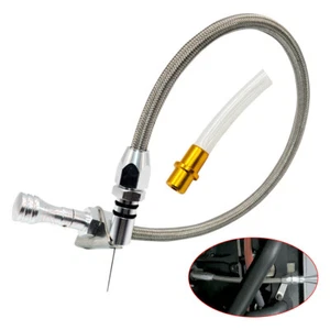 Stainless Flexible Transmission Dipstick Fit For GM Chevy Turbo SBC BBC TH400 - Picture 1 of 6