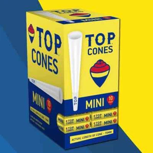 ⭐🌟 TOP PRE-ROLLED CONE MINI SIZE 24 PACKS 10 CONES EACH 78MM SLOW SMOOTH BURN ⭐ - Picture 1 of 10