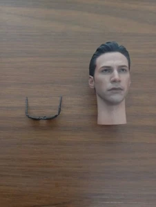 1/6 Hot Toys - MMS 466 - The Matrix - Neo - Head+sunglasses BIB - Picture 1 of 10
