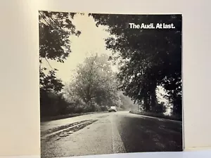 AUDI 1970 Finalmente Brochure vendita auto d'epoca originale catalogo pieghevole 100S - Foto 1 di 5